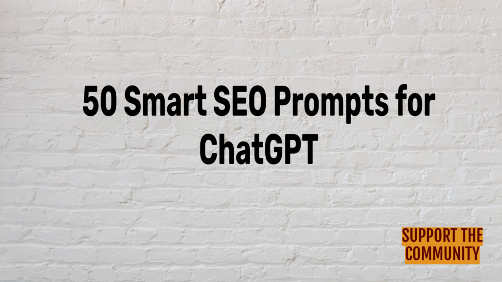 50 Smart SEO Prompts for ChatGPT