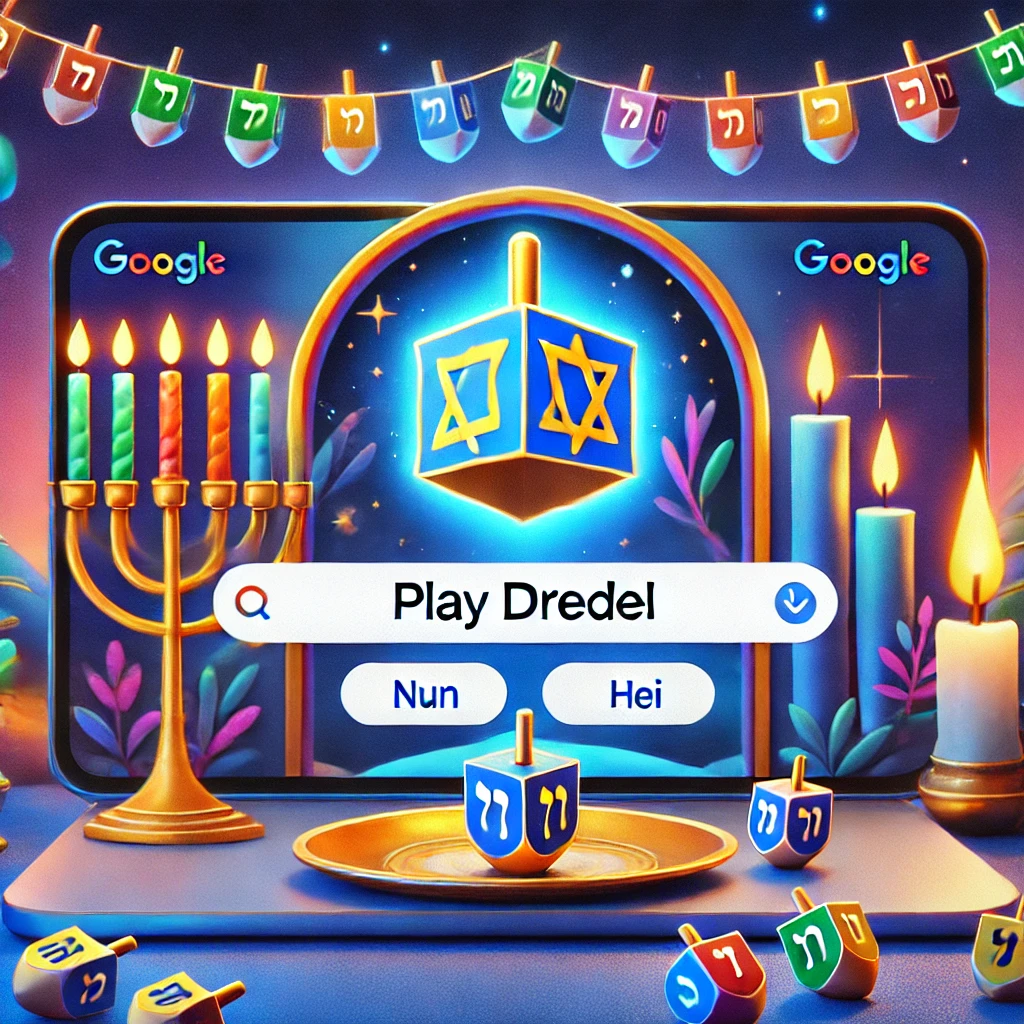 Google’s “Play Dreidel” Feature: Bringing Hanukkah Traditions Online