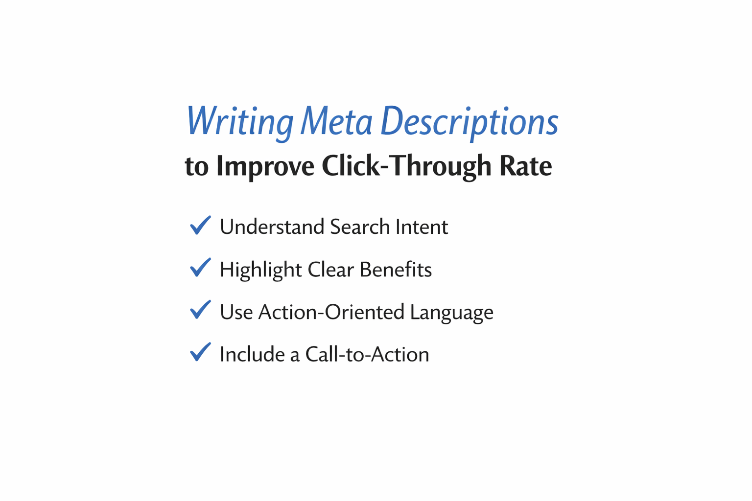 Writing Meta Descriptions
