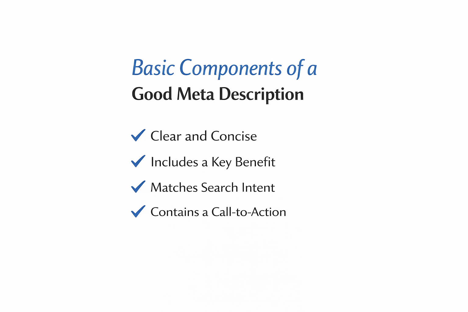 Good Meta Description.