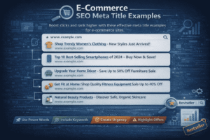 E-Commerce SEO Meta Title Examples