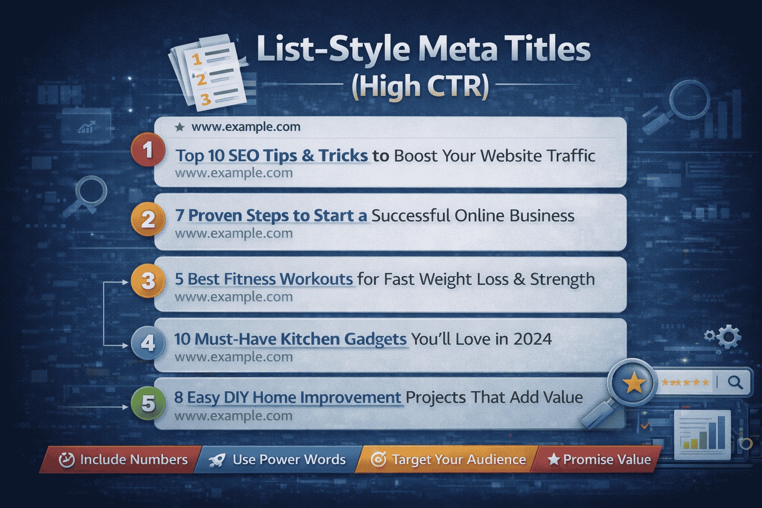 List-Style Meta Titles (High CTR)