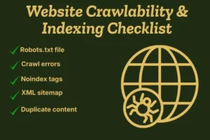 seo audit checklist