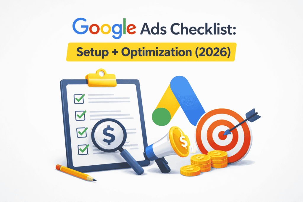 Google Ads Checklist: Setup + Optimization (2026)