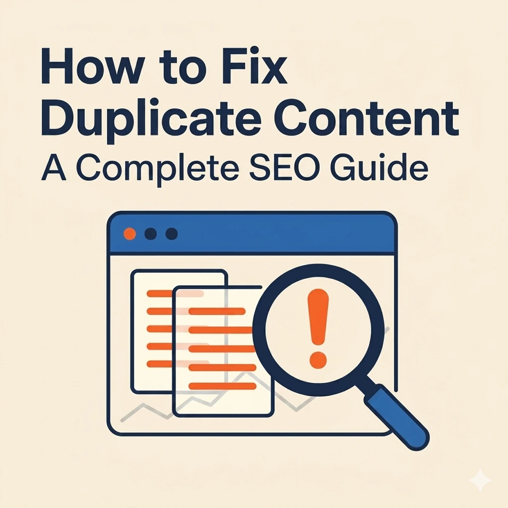 duplicate content SEO fix